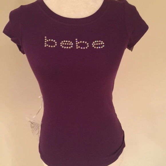 bebe Tops - Bebe Basic Ringstone Tee